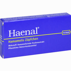Haenal Hamamelis Zäpfchen  10 Stück - ab 5,43 €