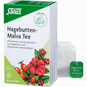 Hagebutten- Malvatee Früchtetee Bio Salus Filterbeutel 15 Stück - ab 2,31 €