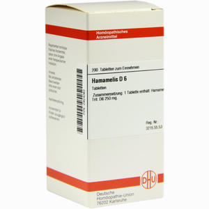 Hamamelis D6 Tabletten 200 Stück - ab 0,00 &euro;