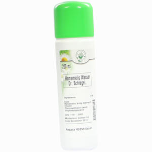 Hamamelis Wasser Dr. Schlegel 200 ml - ab 12,76 €