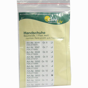 Handschuhe Baumwolle Gr 13 2 Stück - ab 1,51 €