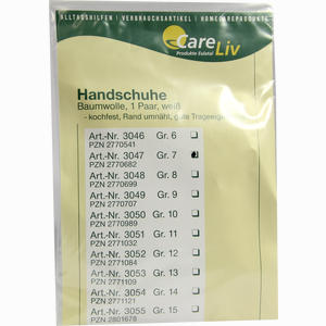 Handschuhe Baumwolle Gr 7 2 Stück - ab 1,51 €