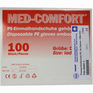 Handschuhe Plastik Damen 100 Stück - ab 1,64 €