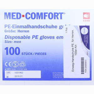 Handschuhe Plastik Herren 100 Stück - ab 1,64 €