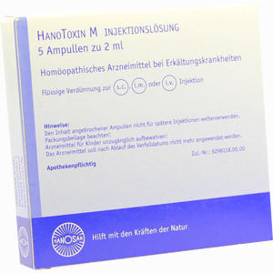 Hanotoxin M Injektionslösung  5 x 2 ml - ab 0,00 €