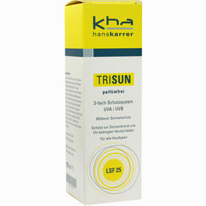 Hans Karrer Trisun Sonnenschutz Lsf 25 Parfumfrei Gel 100 ml - ab 0,00 €