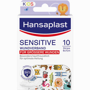 Hansaplast Kinderpflaster Sensitive 6cmx7cm 10 Streifen 10 Stück - ab 3,29 €