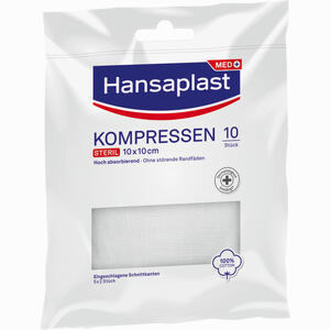Hansaplast Kompressen Steril 10x10cm  5 x 2 Stück - ab 0,00 &euro;