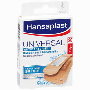 Hansaplast Med Universal 20 Strips Pflaster 20 Stück - ab 0,00 &euro;