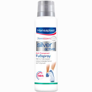 Abbildung von Hansaplast Silver Active Fußspray  150 ml Abbildung von Hansaplast Silver Active Fußspray  150 ml