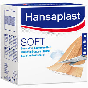 Hansaplast Soft 5mx8cm Rolle 1 Stück - ab 17,59 €