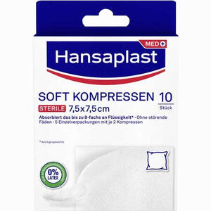 Hansaplast Soft Kompressen Steril 7. 5x7. 5cm 5 x 2 Stück - ab 1,93 €