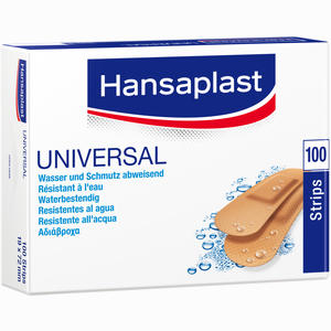 Hansaplast Universal Water Resist. 19x72mm Strips 100 Stück - ab 0,00 €