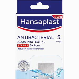 Hansaplast Wundverband Antibakteriell Aqua Protect 6x7 Pflaster 5 Stück - ab 0,00 &euro;