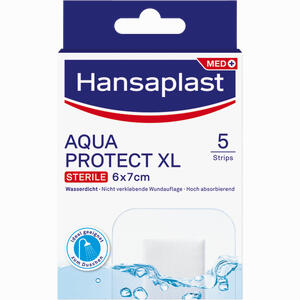 Hansaplast Wundverband Steril Aqua Protect 6x7cm Pflaster 5 Stück - ab 2,33 €