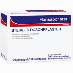 Hansapor Steril Duschpflaster 6 X 7cm 1 Stück - ab 0,00 €