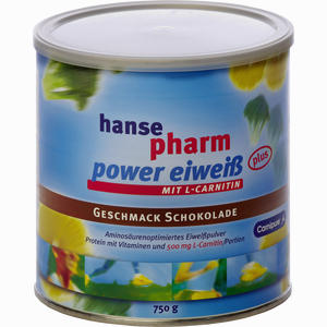 Hansepharm Power Eiweiß Plus Schoko Pulver 750 g - ab 41,72 €