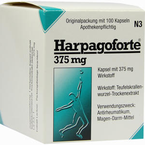 Harpagoforte 375mg Kapseln  100 Stück - ab 0,00 &euro;