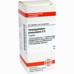 Harpagophytum Proc D6 Tabletten 80 Stück - ab 8,87 €