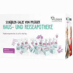 Haus/reiseapotheke mit Schüssler Salzen 13- 27 Tabletten 1 Stück - ab 47,99 €