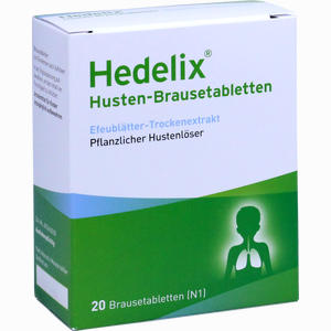 Hedelix Husten- Brausetabletten  20 Stück - ab 5,59 €