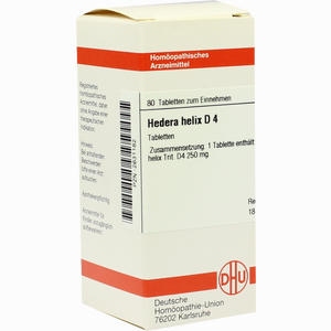 Hedera Helix D4 Tabletten 80 Stück - ab 0,00 €