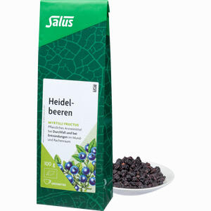 Heidelbeeren Arzneitee Myrtilli Fructus Bio Salus Tee 100 g - ab 7,43 €
