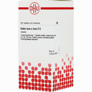 Hekla Lava E Lava D6 Tabletten 200 Stück - ab 0,00 €