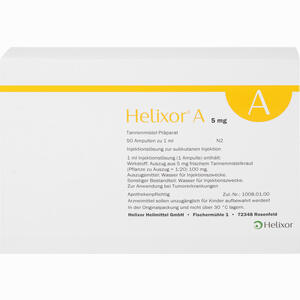 Helixor A Ampullen 5 Mg 50 Stück - ab 520,54 €