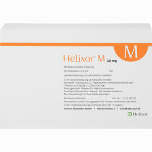 Helixor M Ampullen 10 Mg 50 Stück - ab 520,54 €