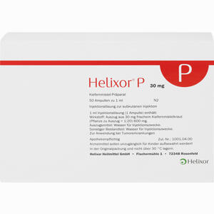 Helixor P Ampullen 30 Mg 50 Stück - ab 448,65 €