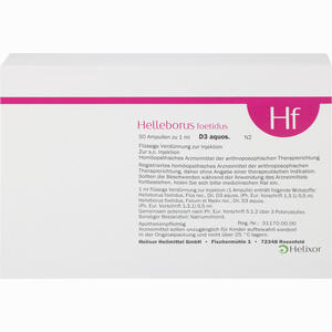Helleborus Foetidus D3 Aquos Ampullen 50 x 1 ml - ab 372,04 €