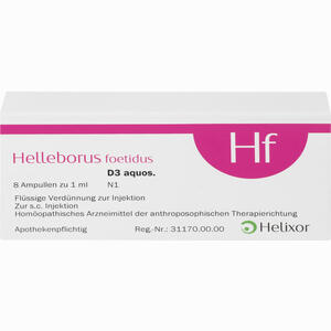 Helleborus Foetidus D3 Aquos. Ampullen 8x1 ml - ab 63,17 €