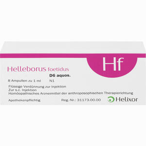 Helleborus Foetidus D6 Aquos. Ampullen 8x1 ml - ab 53,99 €