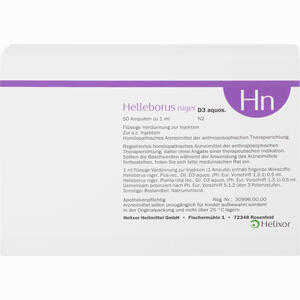 Helleborus Niger D3 Aquos Ampullen 50 Stück - ab 318,86 €