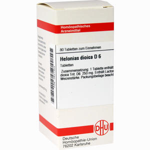Helonias Dioic D6 Tabletten 80 Stück - ab 9,26 €