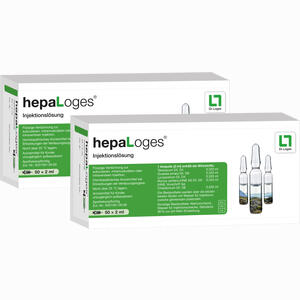 Hepaloges Injektionslösung Ampullen 100 x 2 ml - ab 75,99 €