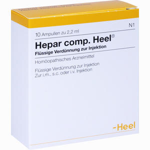 Hepar Comp. Heel Ampullen 10 Stück