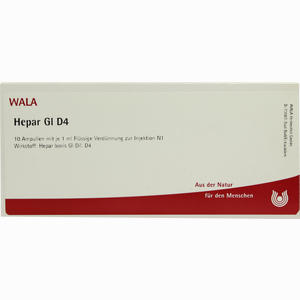 Hepar Gl D4 Ampullen 10 x 1 ml - ab 32,95 €