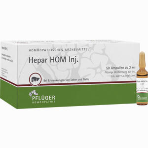 Hepar Hom Inj. Ampullen 50 x 2 ml - ab 50,01 €