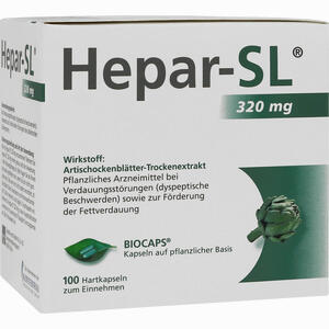 Hepar- Sl 320mg Hartkapseln  100 Stück - ab 29,00 €