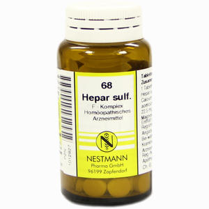 Hepar Sulfuricum F Komplex 68 Tabletten 120 Stück - ab 9,94 €