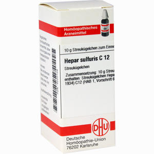 Hepar Sulfuris C12 Globuli  10 g - ab 7,08 €