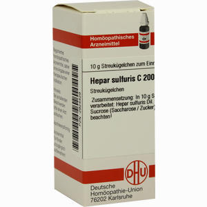 Hepar Sulfuris C200 Globuli 10 g - ab 12,31 €
