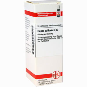 Hepar Sulfuris C30 Dilution 20 ml - ab 0,00 &euro;