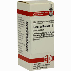 Hepar Sulfuris D10 Globuli 10 g - ab 8,39 €