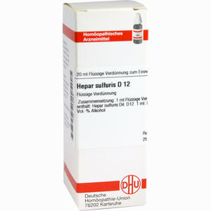 Hepar Sulfuris D12 Dilution DHU-Arzneimittel GmbH & Co. KG 20 ml - ab 8,74 &euro;