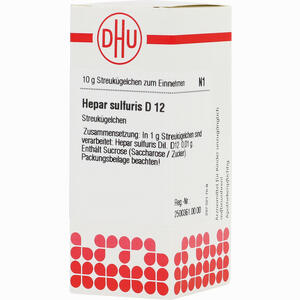 Hepar Sulfuris D12 Globuli 10 g - ab 7,08 €