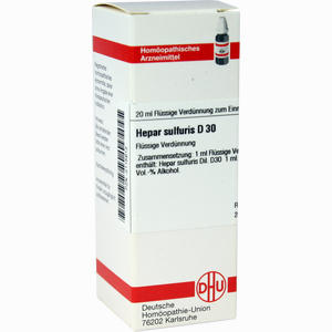 Hepar Sulfuris D30 Dilution 20 ml - ab 8,82 €
