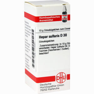 Hepar Sulfuris D30 Globuli 10 g - ab 7,36 €